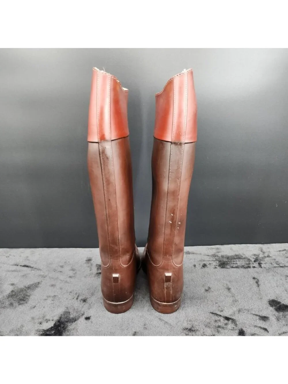 Aigle Saumur Super Haute Riding Boots FR 38 US 6.5 Waterproof Equestrian Rubber